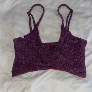 Beach Riot Purple Bikini with Ribbed Texture